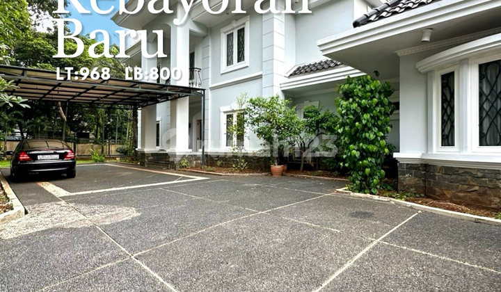 Price Drop!!! Kebayoran Baru For Sale Rumah Mewar, Prime Area, Jalan Lebar, Tanah Luas Dan Parkir Luas.