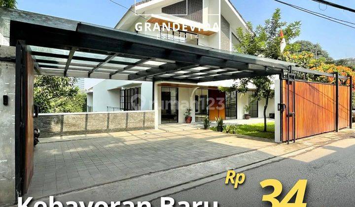 Hidden Gem Kebayoran Baru Modern House 3 Lantai, Private Lift Private Pool 1