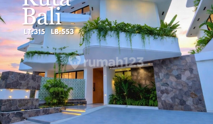 Villa For Sale Kuta Bali Modern Luxury Villa 3 Bedroom, Modern Tropical Design, Suitable for Living or Investment.
