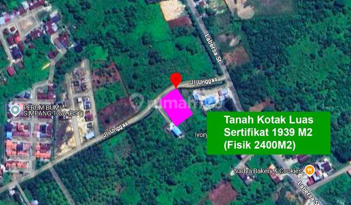 Tanah Lokasi Strategis Harga Murah Bentuk Kotak di Kota Pekanbaru 2