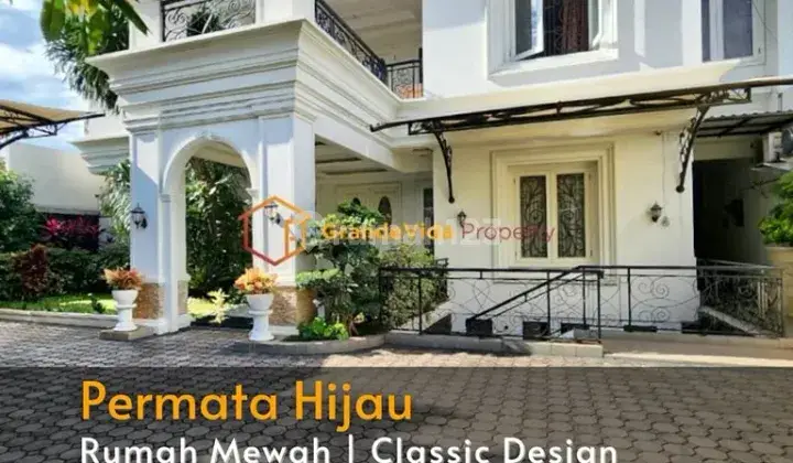 Permata Hijau Rumah Cantik, Bangunan 2 Lantai, Design Classic Mewah