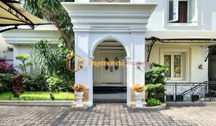 Permata Hijau Rumah Cantik, Bangunan 2 Lantai, Design Classic Mewah