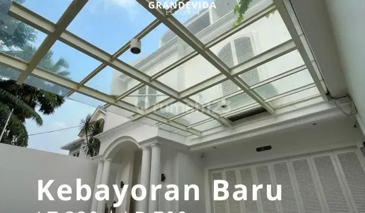 Kebayoran Baru Rumah Mewah Design American Classic, Siap Huni 1