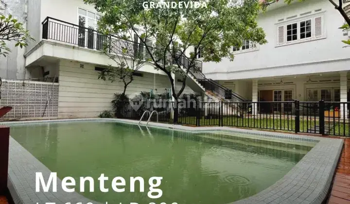 Menteng Rumah Terawat Dan Siap Huni, Swimming Pool, Lokasi Tenang 1