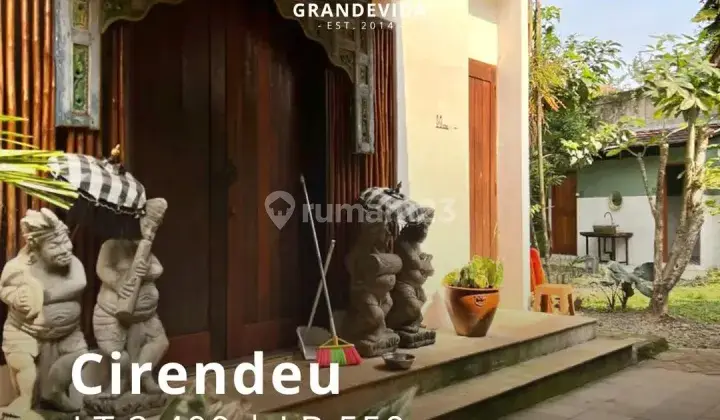 Cirendeu Garden House Design Balinese, Bangunan Terawat Dan Siap Huni 1