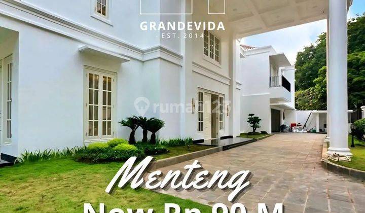 Price Drop Menteng Brand New House, Luxurious Modern Classic, On Progress 1