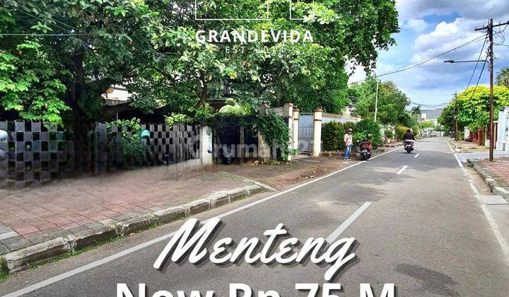 Price Drop Menteng Hitung Tanah, Bentuk Kotak, Di Ring 1 Menteng 1