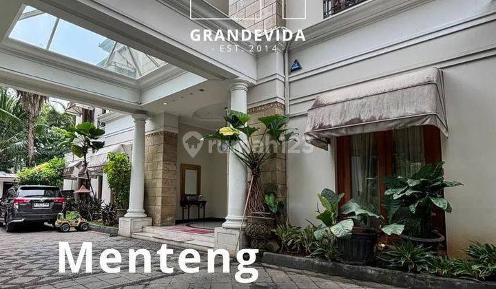 Menteng Rumah Mewah, Terawat Dan Siap Huni, Akses Jalan 2 Mobil 1