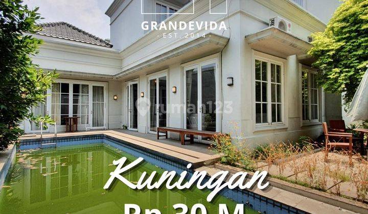 Kuningan Rumah Di Lingkungan Elit, Lokasi Strategis, Bangunan 2 Lantai 1