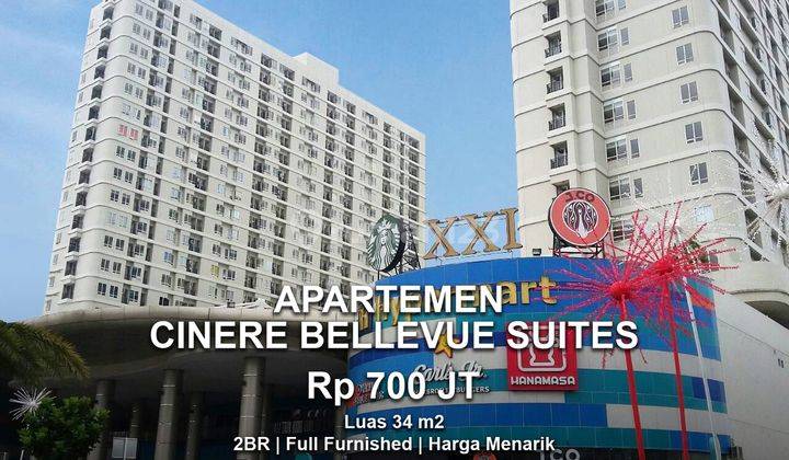 Jakarta Selatan Apartemen Cinere Bellevue Suites 2br Fully Furnished, Lantai 10, City View  1