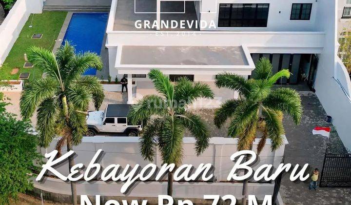 Price Drop Kebayoran Baru Brand New House 2023, Rumah Mewah High Specs 1