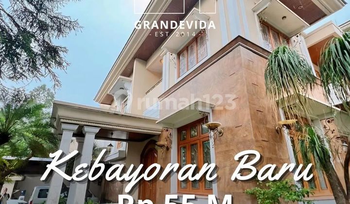 Kebayoran Baru Mewah, Lokasi Sangat Stategis, Tanah Luas Dan Bangunan Besar