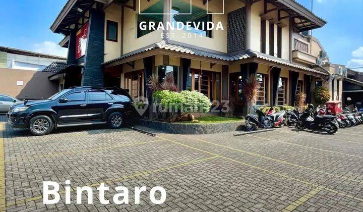 Price Drop Bintaro Ruang Usaha 2 Lantai, Parkir Luas Di Jalan Utama Bintaro 1