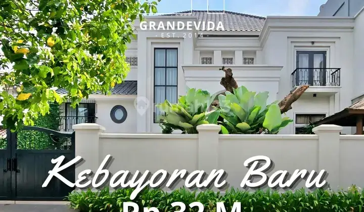 Kebayoran Baru Rumah Mewah Siap Huni Dan Terawat, Jalan Depan Lebar 1