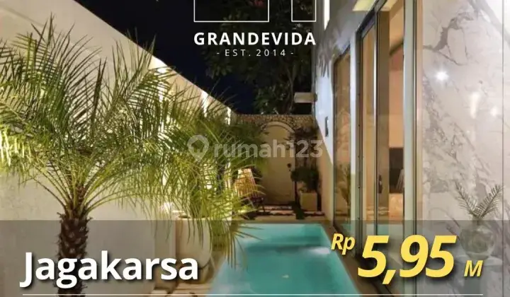 Jagakarsa Aesthetic House Luxury Very Warm, Bangunan 2 Lantai, Fully Furnhised 1