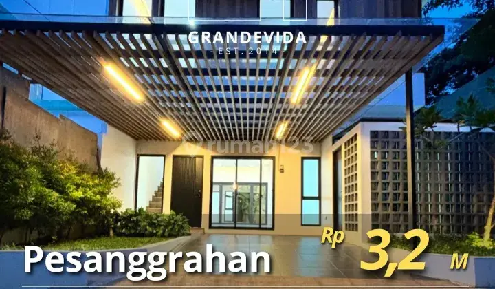 Pesanggrahan Rumah Baru Design Modern, Dalam Townhouse Siap Huni 1