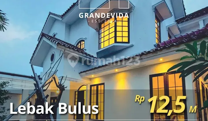 Lebak Bulus New House, On Progress Renovasi Total, Bangunan Cantik 2 Lantai
