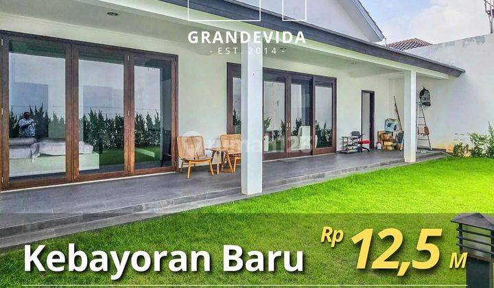 Kebayoran Baru Rumah 1 Lantai Siap Huni, Lokasi Tenang, Jalan Lebar 1