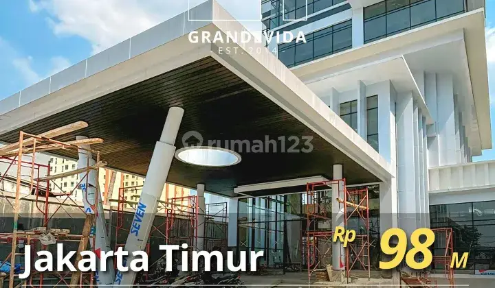 JAKARTA TIMUR GEDUNG BARU LOKASI STRATEGIS, DEKAT TOL DALAM KOTA, BANGUNAN 6 LANTAI PLUS BASEMENT 1