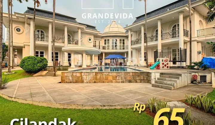 PRICE DROP!!! CILANDAK LUXURY WELL-MAINTAINED AND READY-TO-OCCUPY HOUSE, SPACIOUS LAND AND LARGE BUILDING