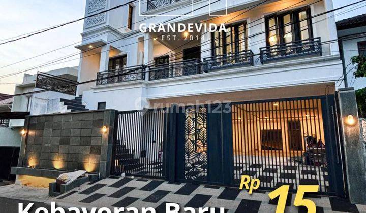 Price Drop Kebayoran Baru Rumah Baru On Progress, Bangunan 3 Lantai Plus Rooftop 1