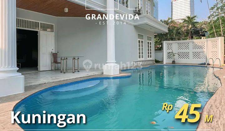 Kuningan Rumah Siap Huni Dan Sangat Terawat, Prime Area, Posisi Hook Ada Private Pool 1