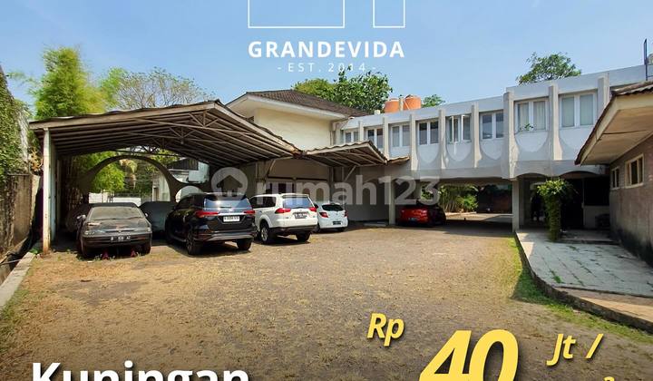 PRICE DROP!!! KUNINGAN RUMAH LAMA HITUNG TANAH, PERIZINAN R5, COCOK UNTUK HUNIAN 1