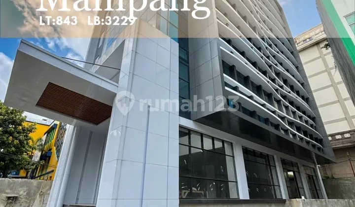 Price Drop Mampang Prapatan For Sale New Building Strategic Location, Close to Inner City Toll Road, 7 Floors Plus Basement.