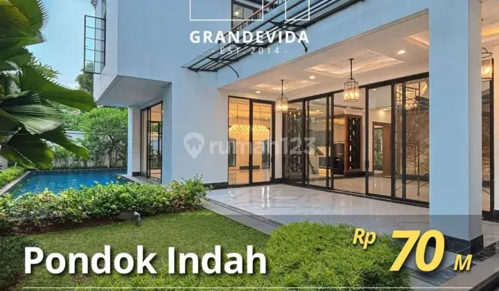 Pondok Indah Rumah Super Mewah, Semi Furnished, Bangunan 3.5 Lantai 1