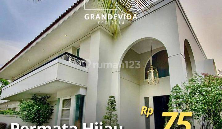 Price Drop Permata Hijau Rumah Super Mewah, Fully Furnished High End Material 1