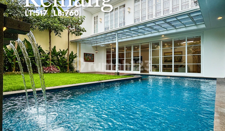 Kemang For Sale Design Modern Classic, Brand New, Private Pool & Lift.
