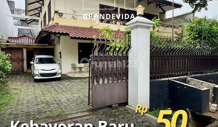 Price Drop Kebayoran Baru Rumah Lama Hitung Tanah, Lokasi Strategis Jalan Lebar Bisa Untuk Komersil 1