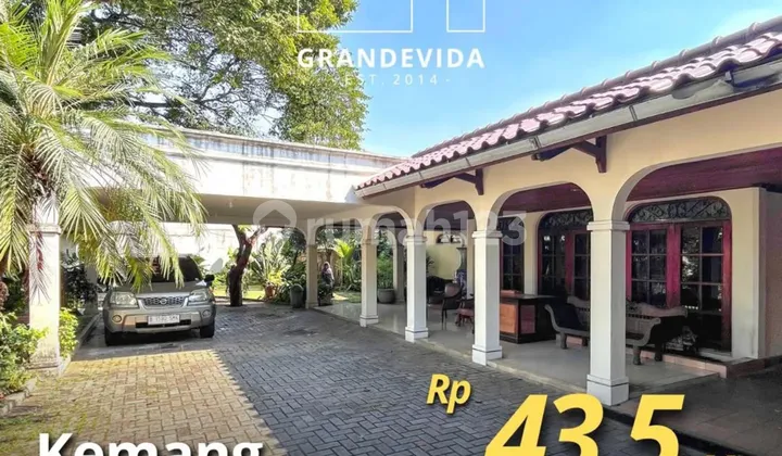 Price Drop Kemang Rumah Lama Hitung Tanah, Halaman Luas, Bangunan 1 Lantai Jarang Ada