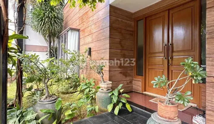 Price Drop Lebak Bulus Modern Minimalist Townhouse, Semi Furnished, Row Jalan Lebar 2