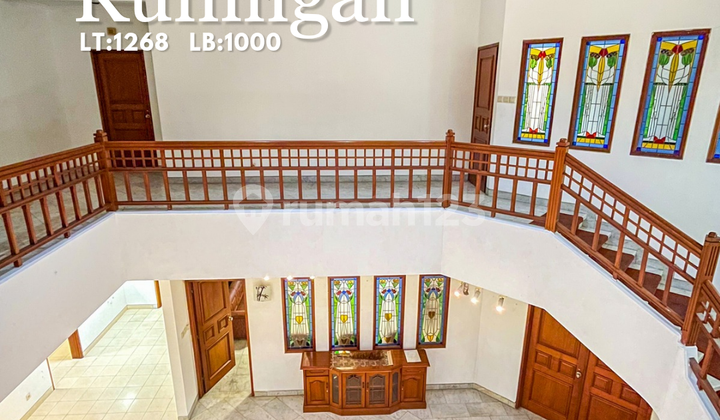 House For Sale / For Rent Mega Kuningan 2-Storey House, Large Land and Big Building, Prime Area