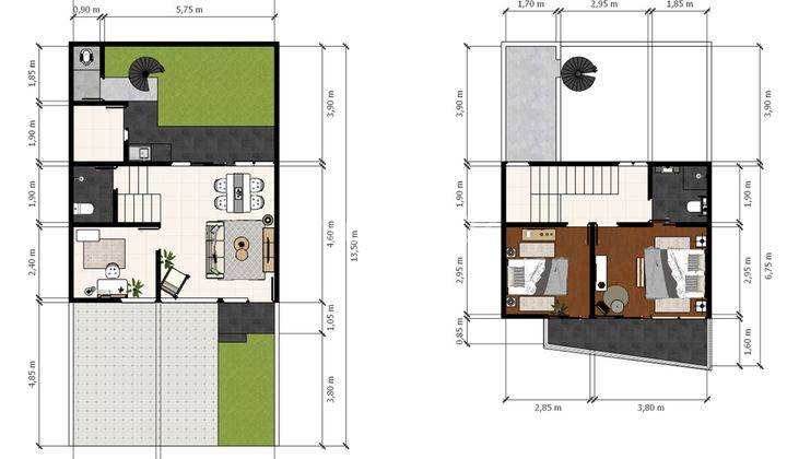 Hunian Strategis Dekat Gerbang Tol Sentul 1 Bogor Semi Furnished Harga Nego J15243 2