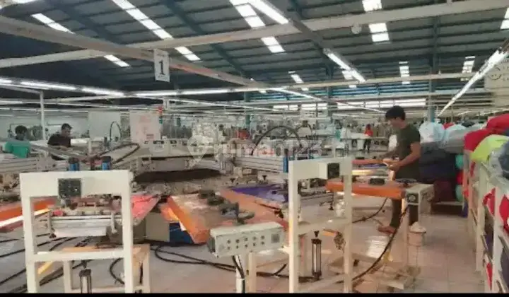 Dijual Pabrik Garmen Masih Aktif Produksi Lokasi Karawang Timur 2