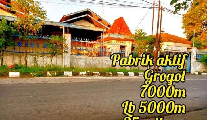 Di Jual Pabrik gudang Siap Pakai Lokasi Grogol Sukoharjo 2