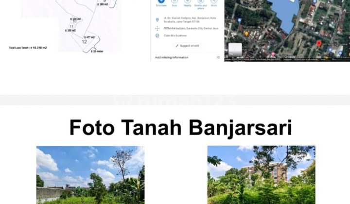 Dijual cepat lahan industri Banjarsari luas 10000m