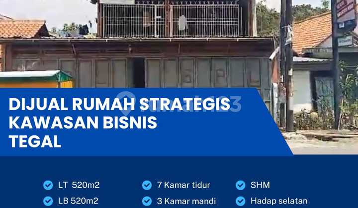 Dijual Cepat! Rumah Strategis 520m² di Tegal, 5 Menit dari Exit Tol – Cocok untuk Industri & Gudang 1