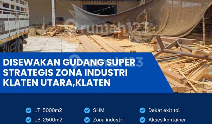 Ready-to-Live Warehouse, North Klaten Strategic Industrial Zone, Klaten 5000m2 Ready-to-Live Warehouse, North Klaten Strategic Industrial Zone, Klaten 5000m2