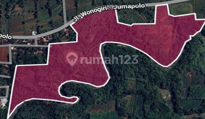 Industrial Zone Land Super Strategic Location Wonogiri Area 10 Hectares