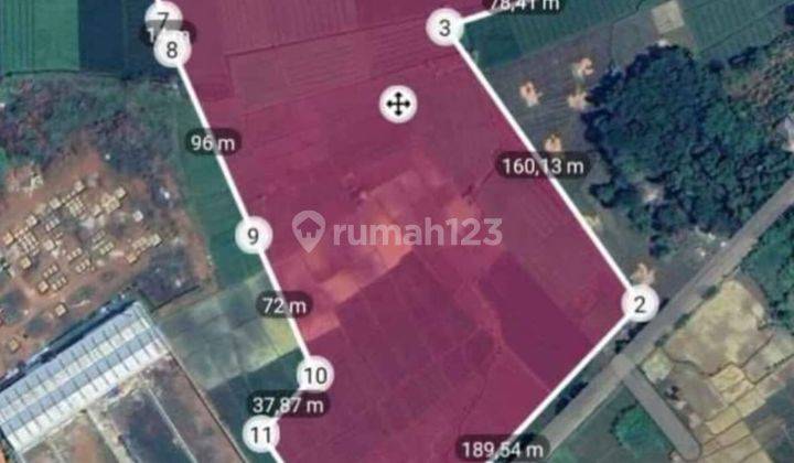 Dijual lahan industri lokasi Cibogo Subang  sangat strategis Luas 5 Ha BU! 2