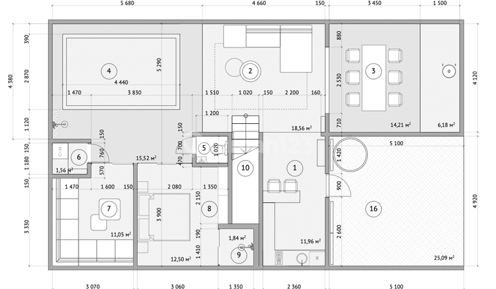 Three Bedroom Villa With A Rooftop In Ungasan For Sale 2