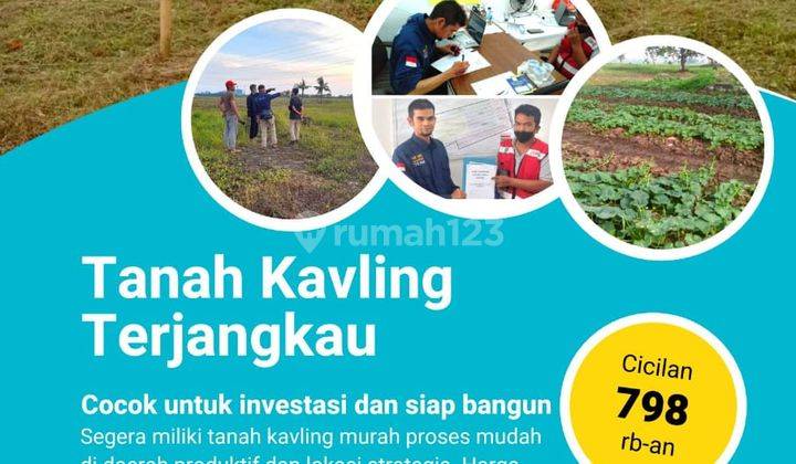 Tanah Kavling, Dekat Pintu Tol Free Biaya Surat Surat 1