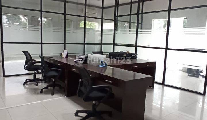 Jual Tanah Komersil bonus bangunan kantor dalam komplek puri Media  1