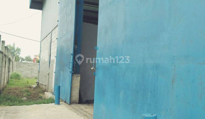 Gudang Tigaraksa Tangerang. Luas Tanah 3800 m2. Akses Container 40 Ft 2