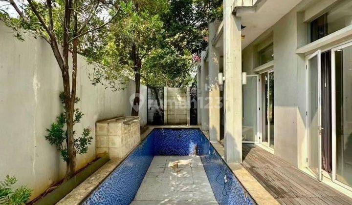 Rumah Pondok Indah Jarang Ada Siap Huni Dengan Private Pool 1