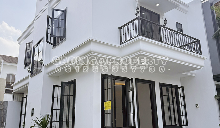 brand new! rumah gaya american classic, the icon cosmo di bsd. 5 menit ke pintu tol.