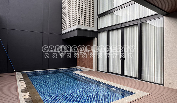 rumah mewah + kolam renang, taman giri loka di bsd city, bagus dan mewah ! 2